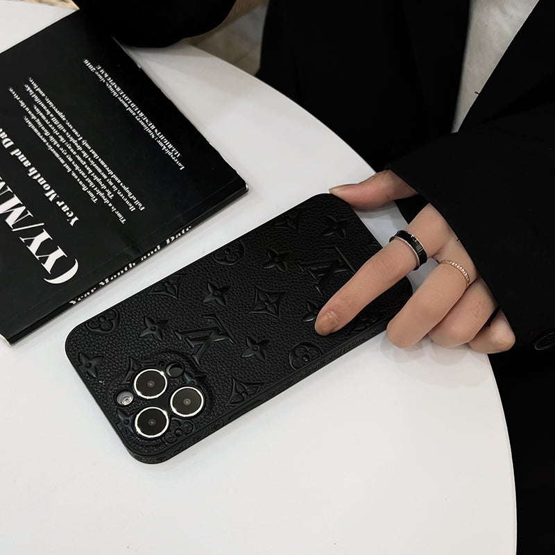 Luxe lederen iPhone-hoesje in kleur