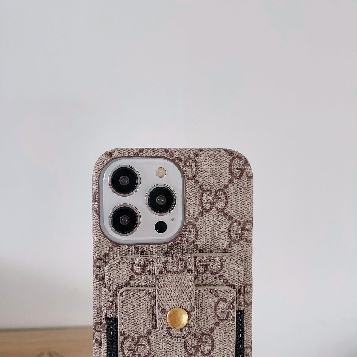 Premium kaarthouder iPhone-hoesje