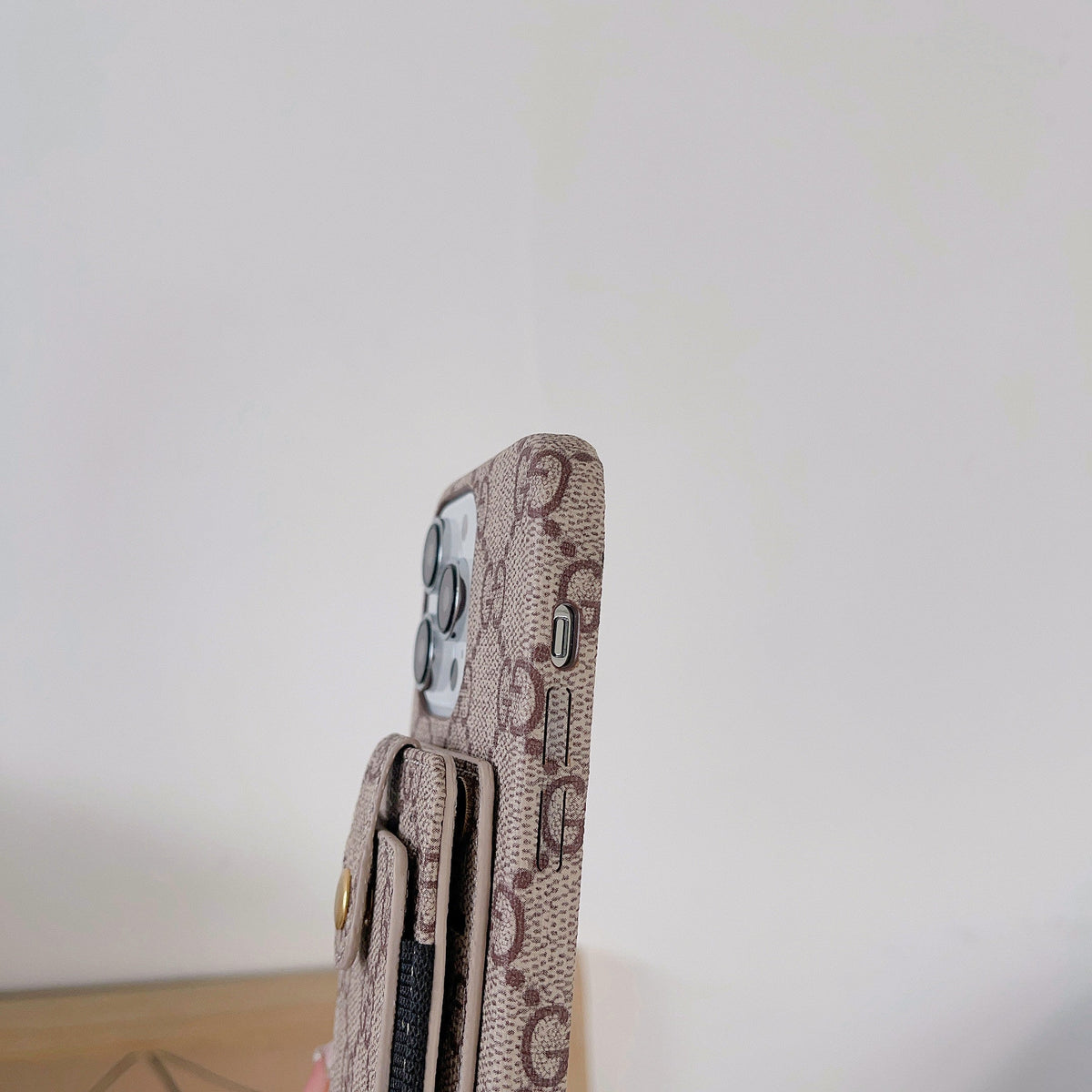 Premium kaarthouder iPhone-hoesje