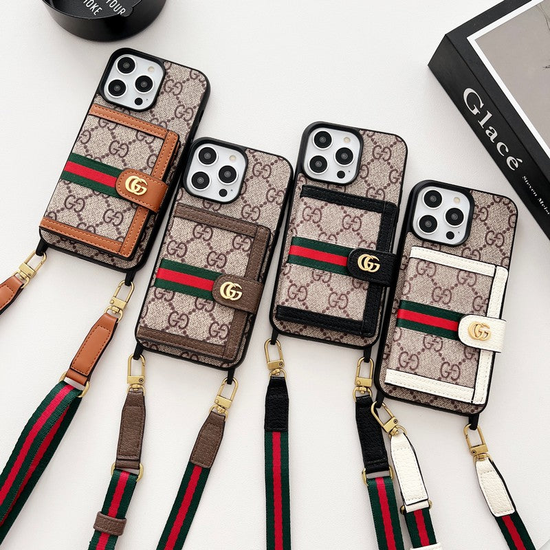 Premium kaarttasketting Klassiek iPhone-hoesje