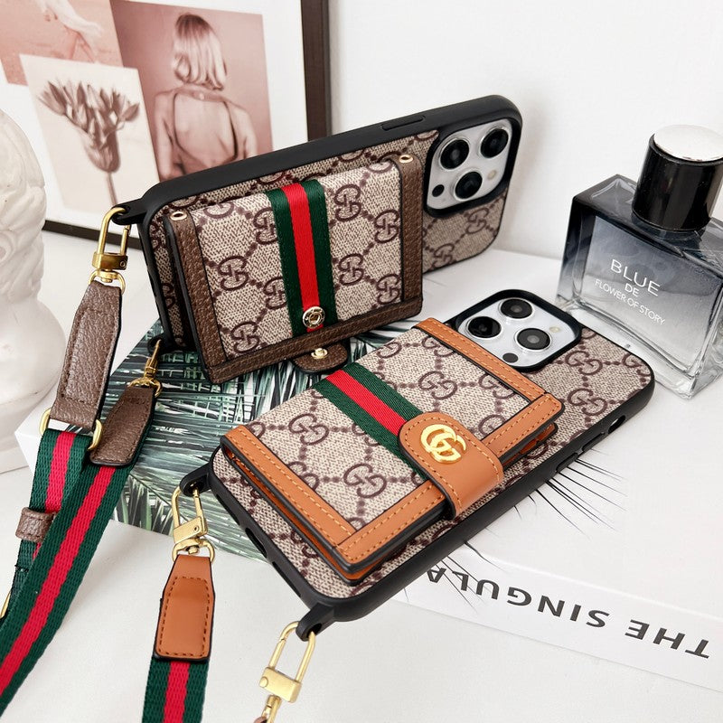 Premium kaarttasketting Klassiek iPhone-hoesje