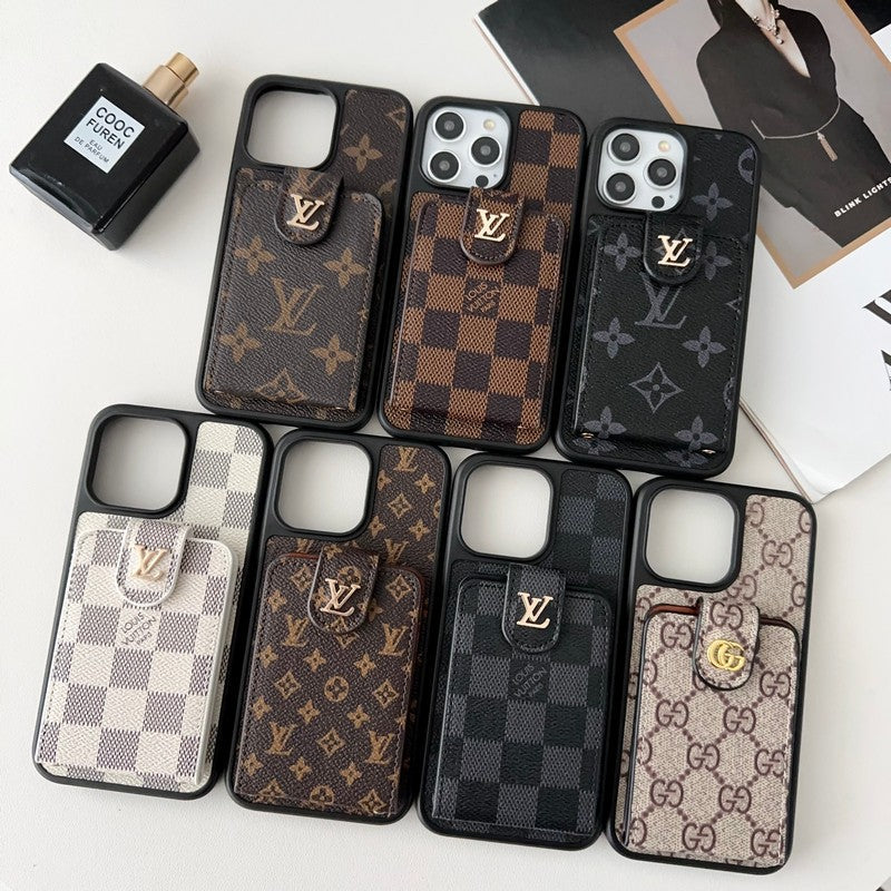 Premium Card Bag Crossbody Chain iPhone-hoesje
