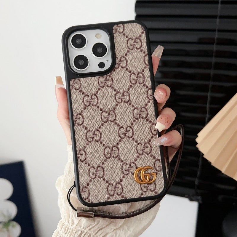 Premium iPhone-hoesje met handketting