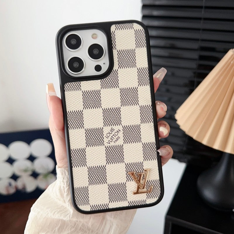 Luxe zwart-wit iPhone-hoesje