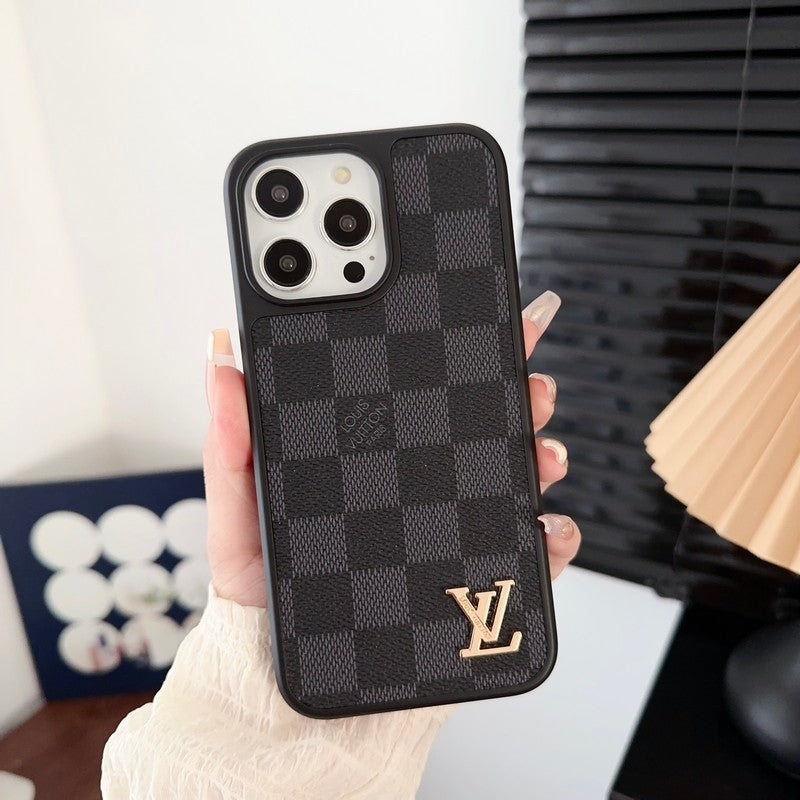 Luxe zwart-wit iPhone-hoesje