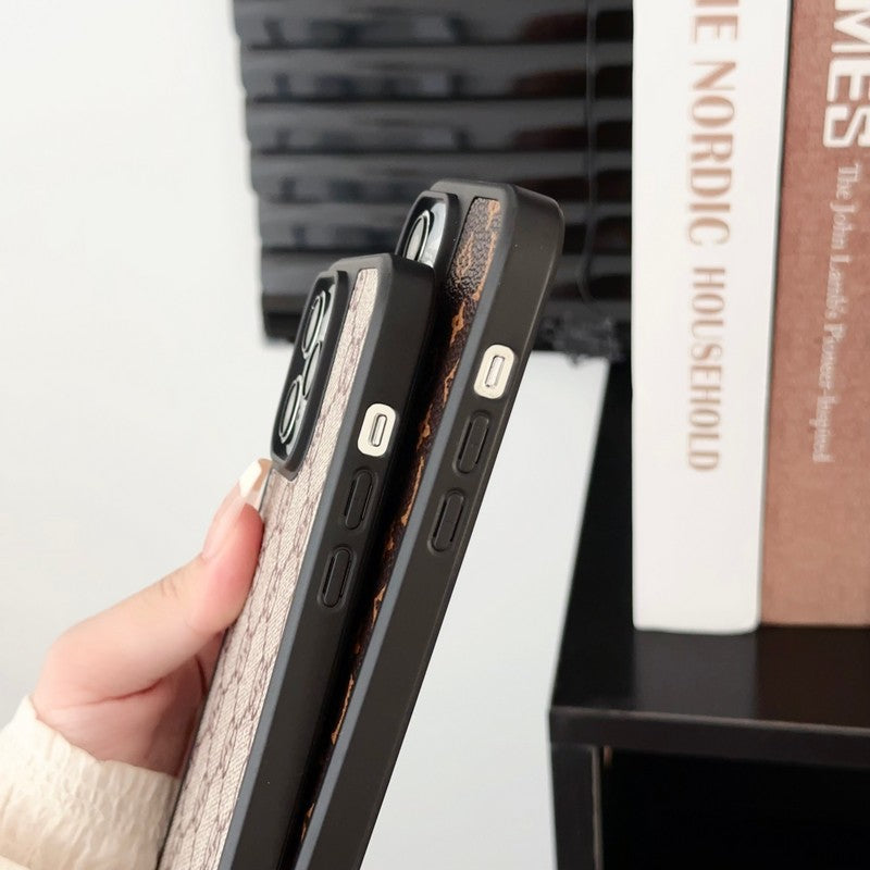 Luxe zwart-wit iPhone-hoesje