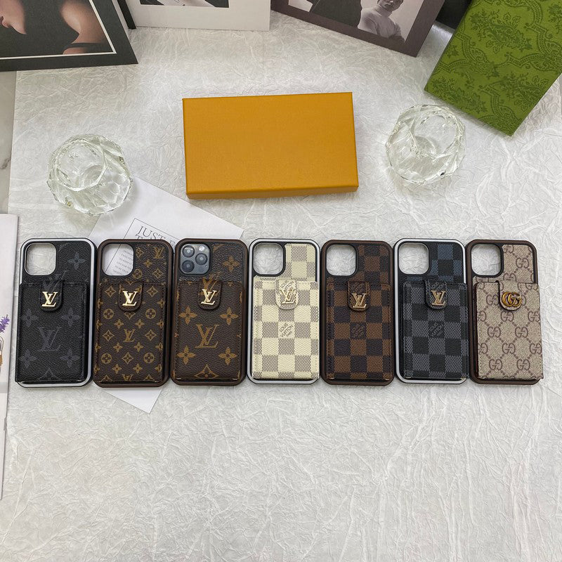 Funda de iPhone con tarjetero de lujo
