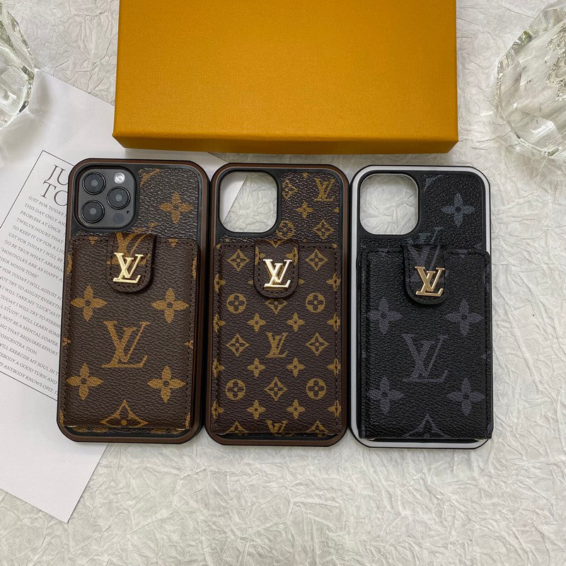 Funda de iPhone con tarjetero de lujo