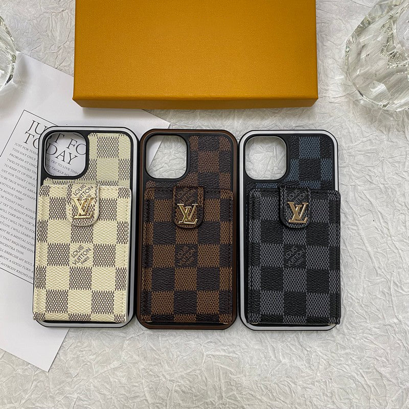 Funda de iPhone con tarjetero de lujo