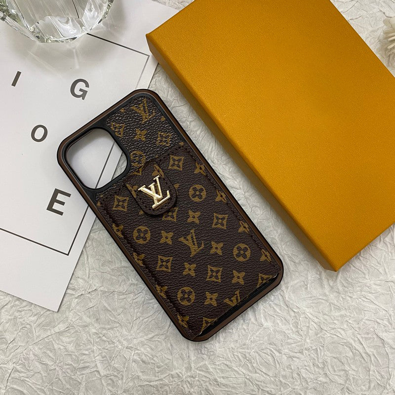 Funda de iPhone con tarjetero de lujo