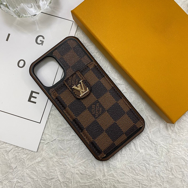 Funda de iPhone con tarjetero de lujo