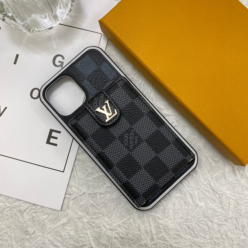 Funda de iPhone con tarjetero de lujo