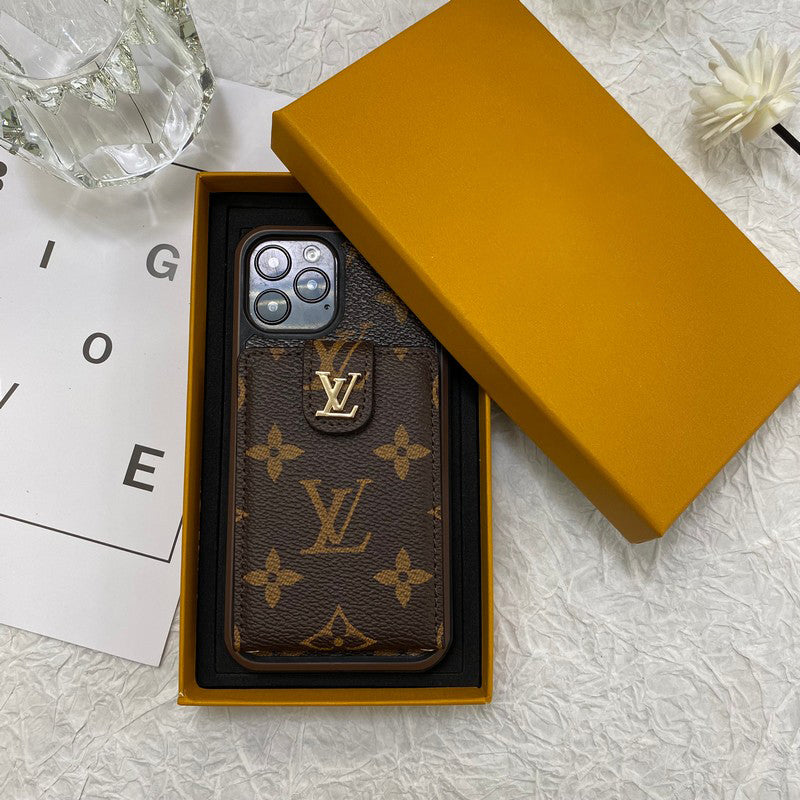 Funda de iPhone con tarjetero de lujo