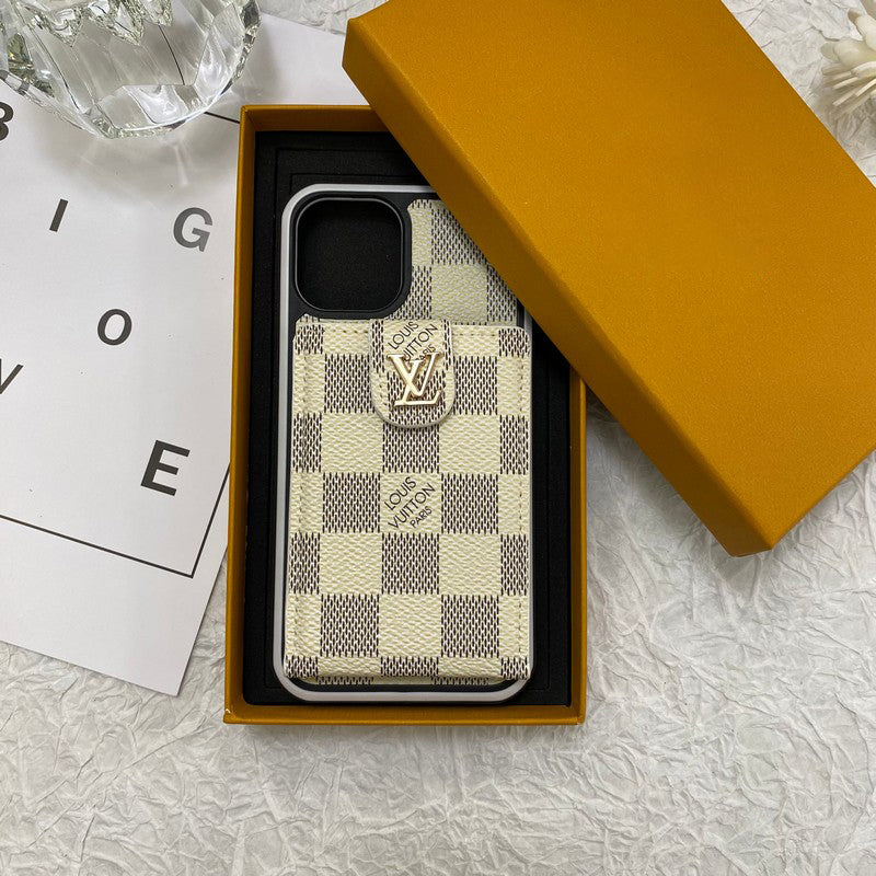 Funda de iPhone con tarjetero de lujo