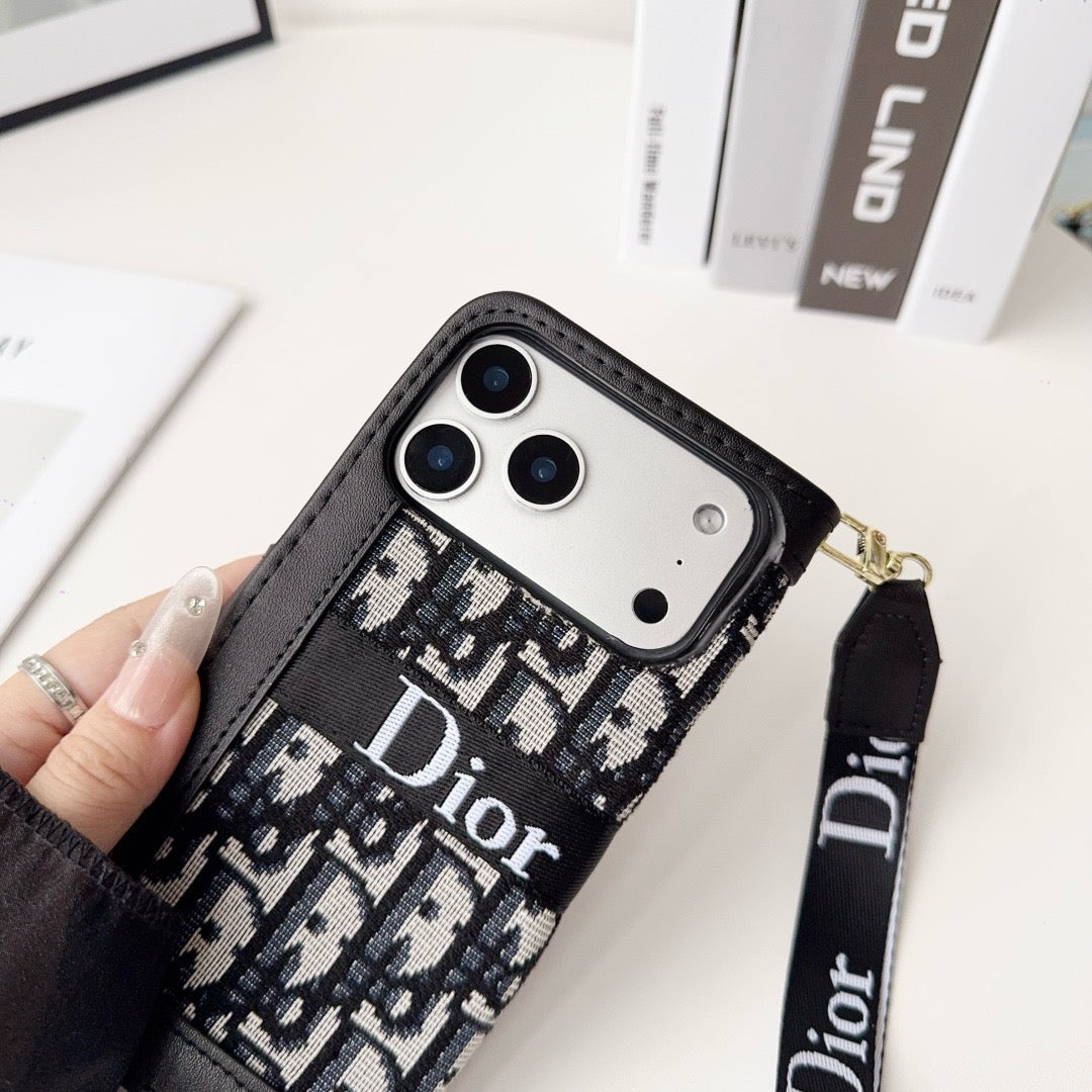 Kawża ta 'l-iPhone tal-Kartiera tad-Disinn Eleganti tal-Moda b'Ċinga tal-Polz li tinqala'