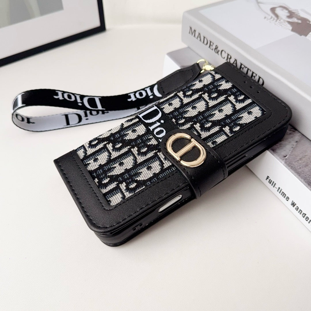 Kawża ta 'l-iPhone tal-Kartiera tad-Disinn Eleganti tal-Moda b'Ċinga tal-Polz li tinqala'