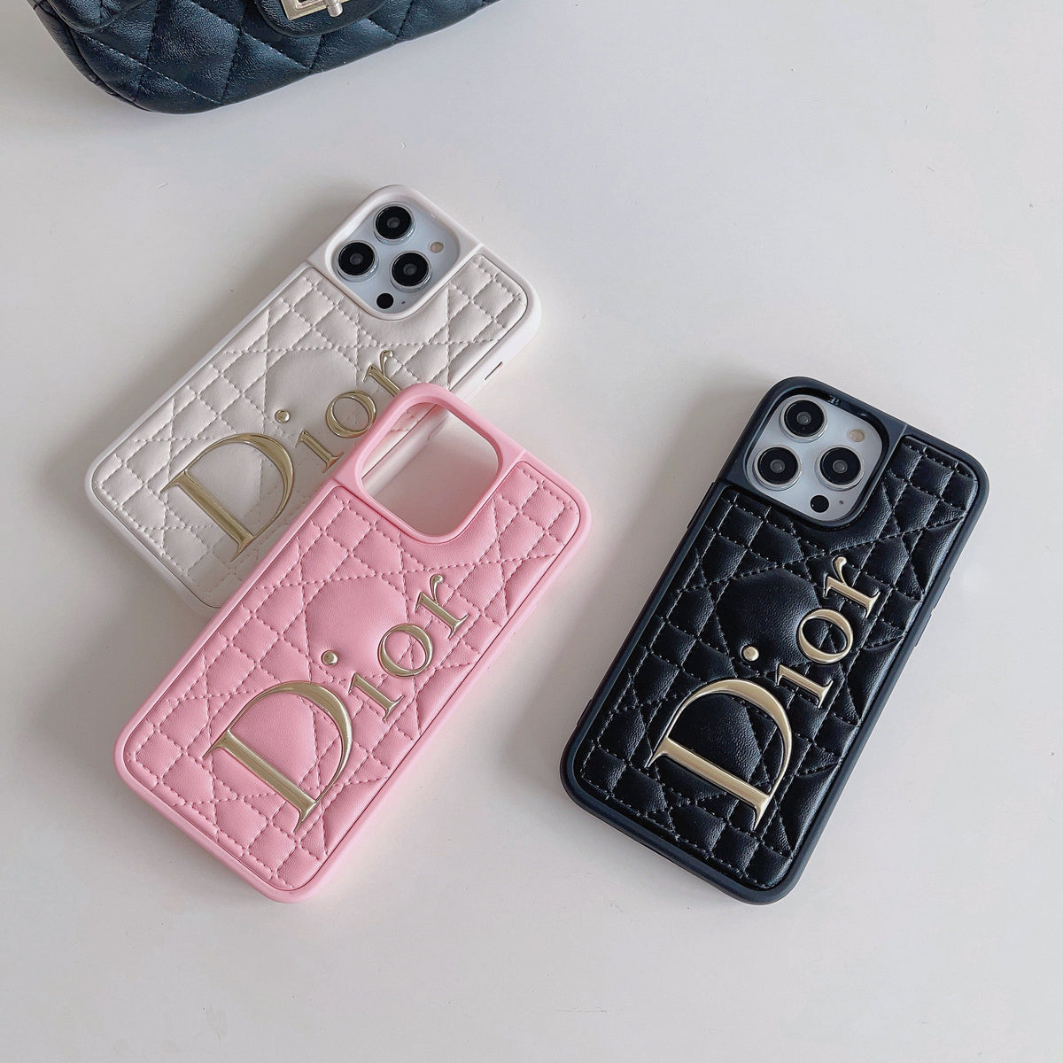 Fashion Gold Logo Ġilda iPhone Kawża