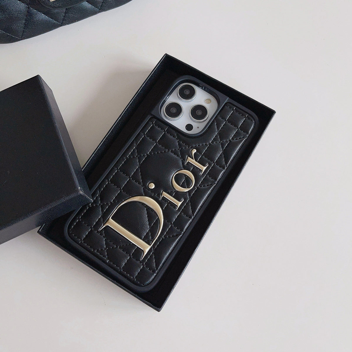 Fashion Gold Logo Ġilda iPhone Kawża