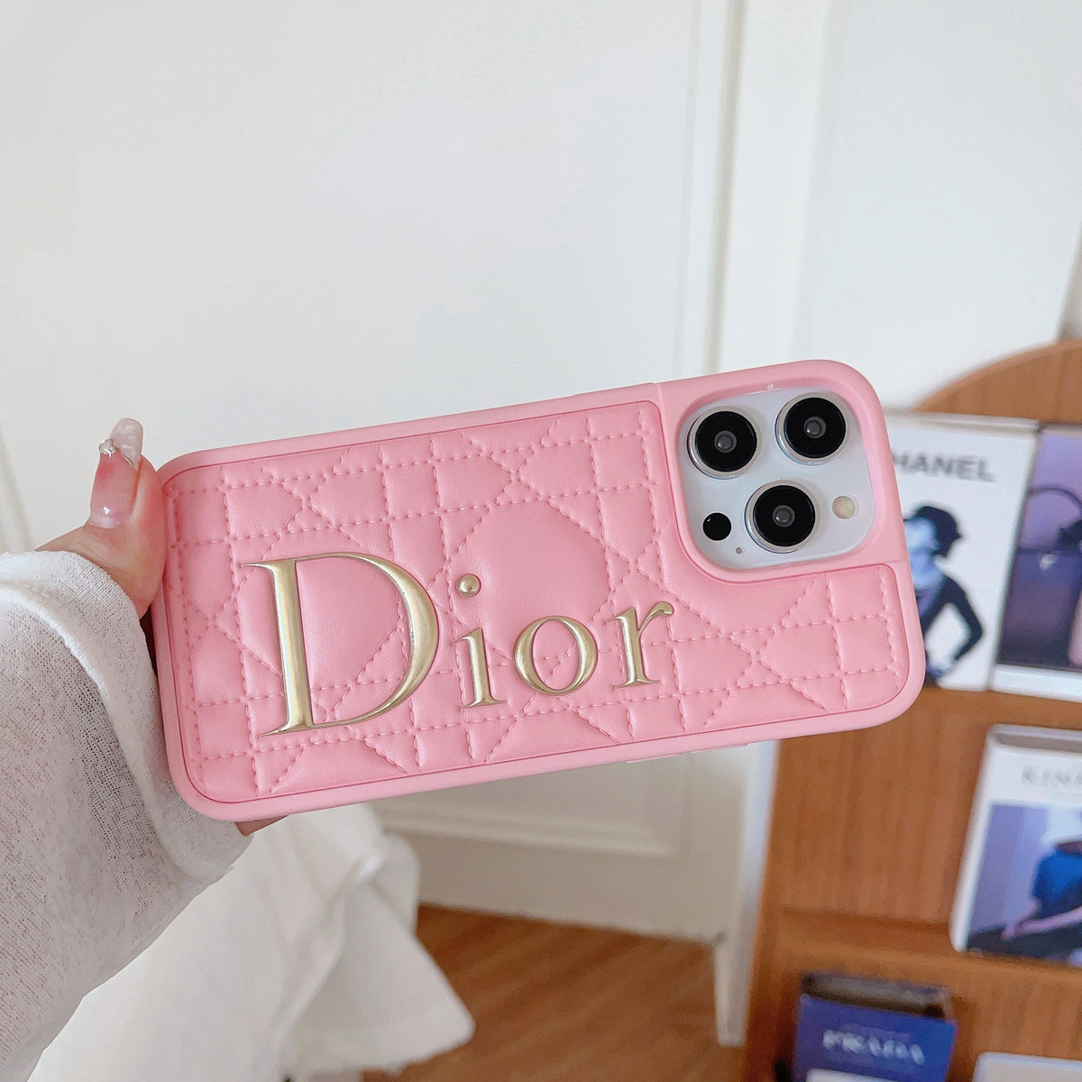 Fashion Gold Logo Ġilda iPhone Kawża