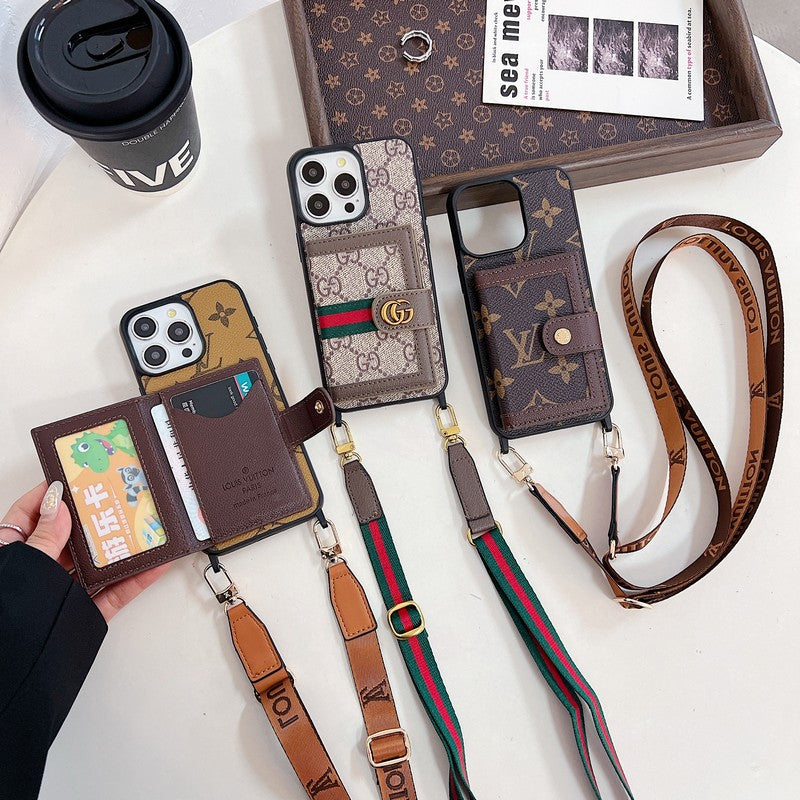 Premium Card Bag Crossbody iPhone-hoesje