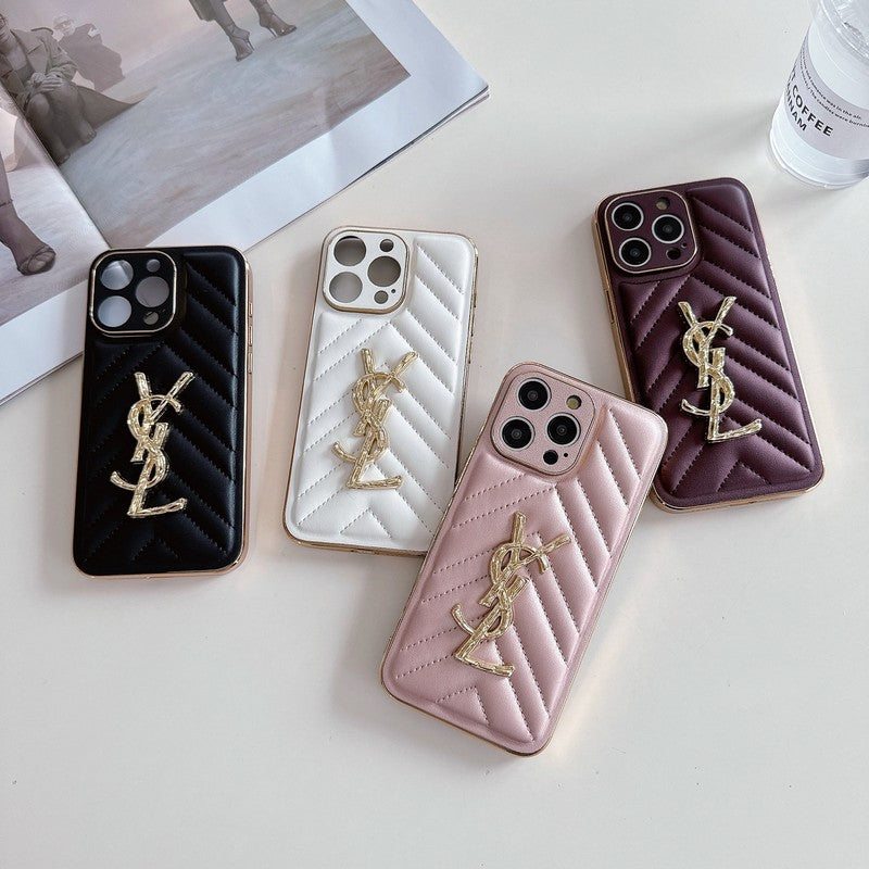 Saint Color lederen iPhone-hoesje