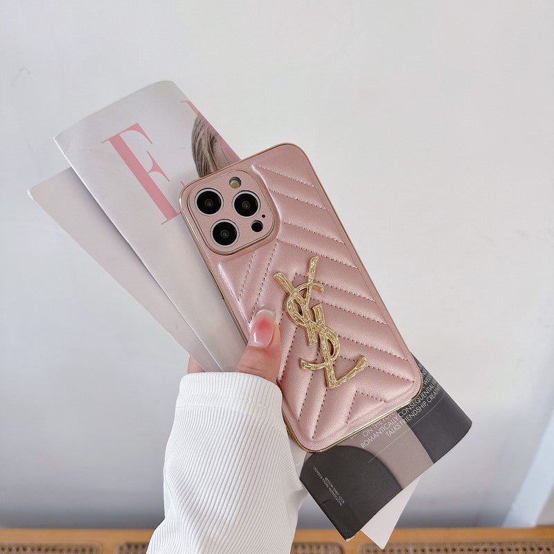 Saint Color lederen iPhone-hoesje