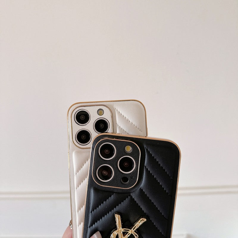 Saint Color lederen iPhone-hoesje