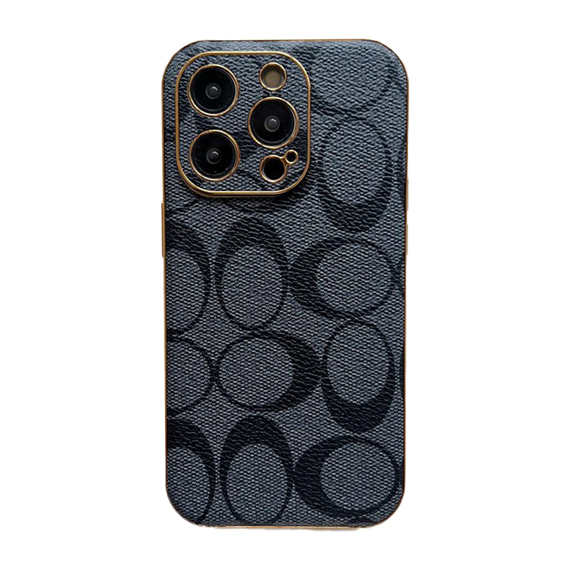Klassiek leren iPhone-hoesje