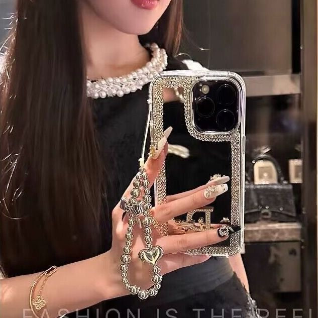Glamorous Beauty Mirror iPhone-hoesje – Make-up en stijl voor onderweg!