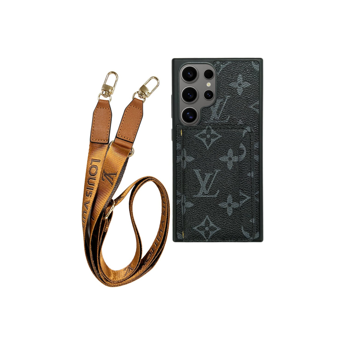 Tarjetero x Lanyard Signature Estuche negro | Samsung