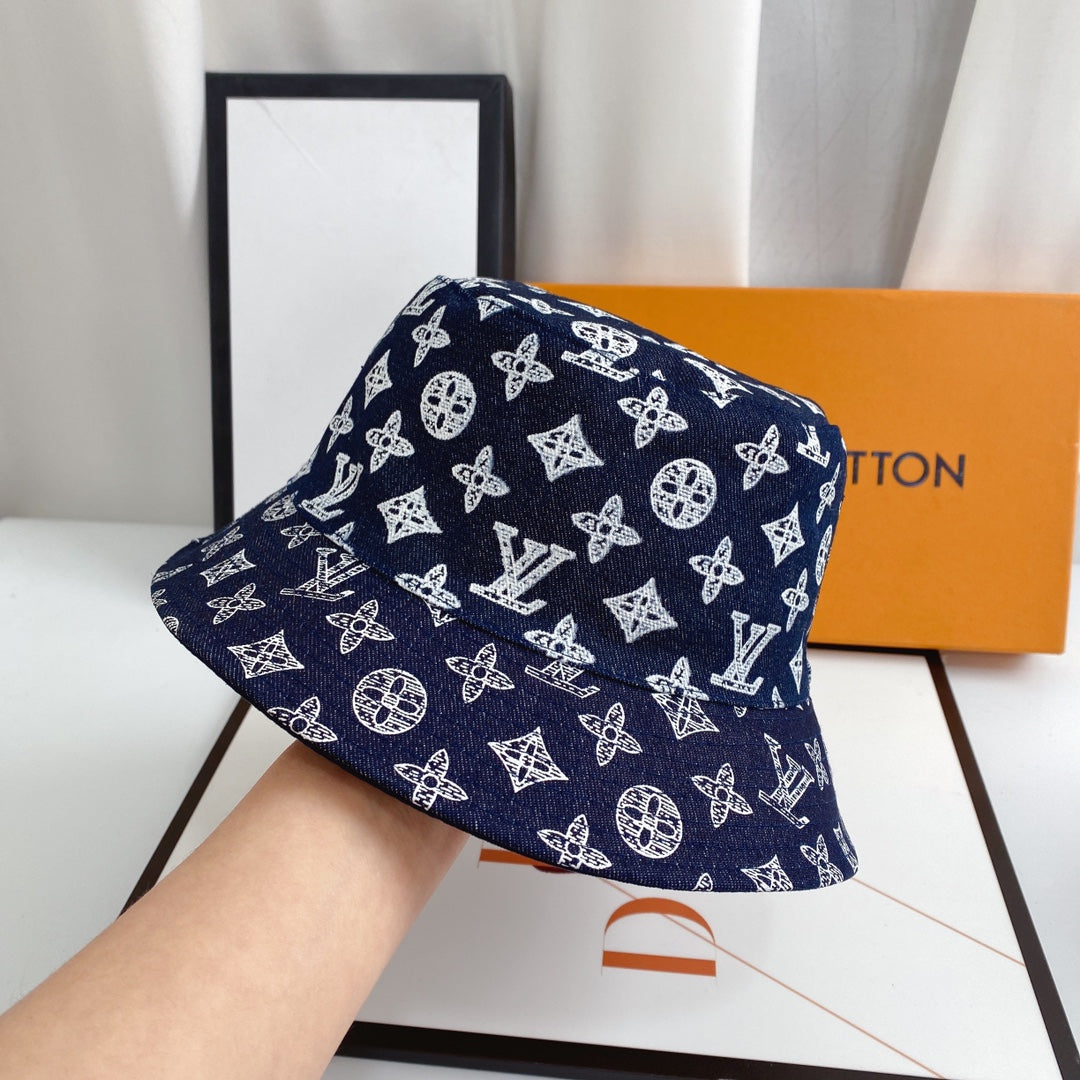Luxus Monogram farmer vödör kalap | Luxus Designer 1v Hat
