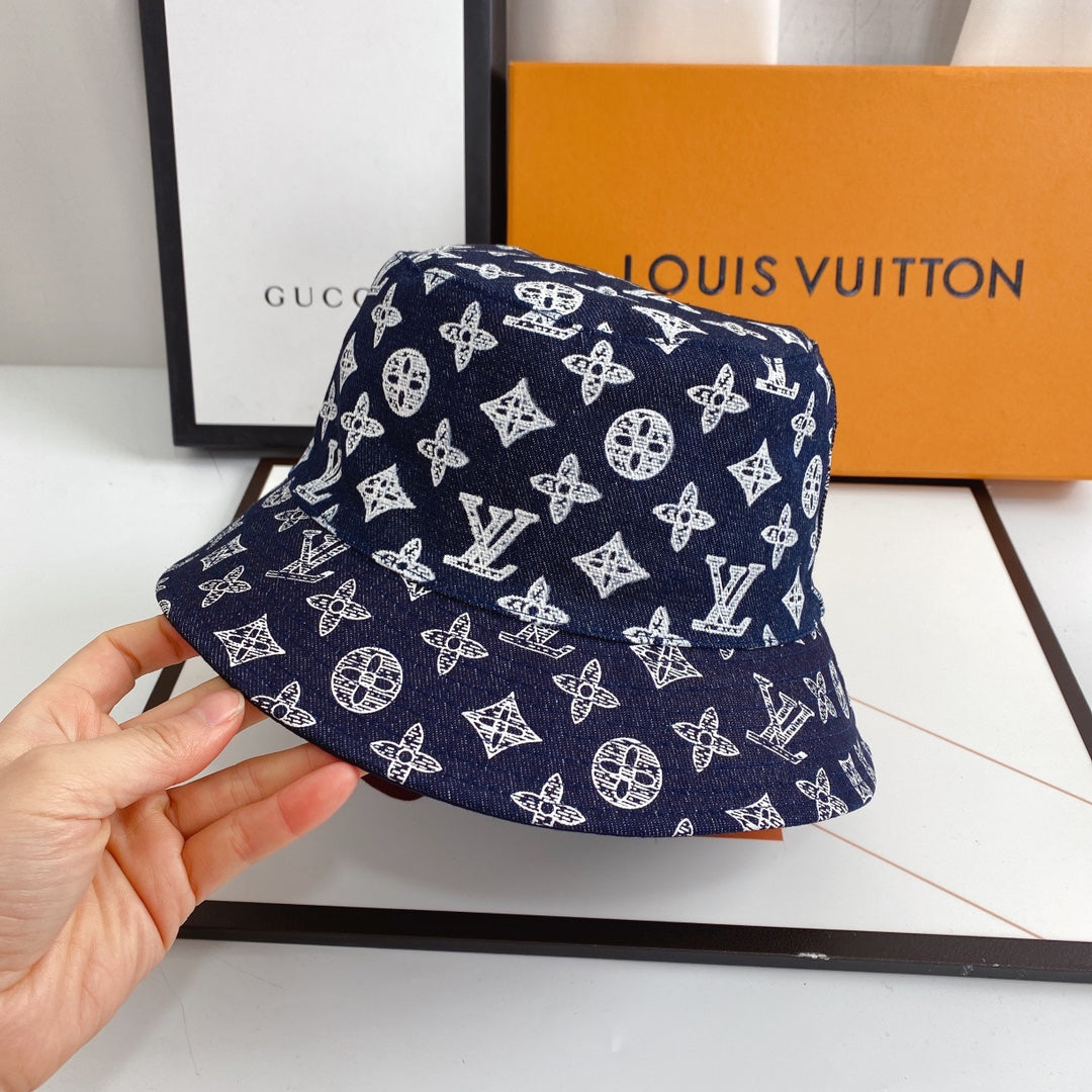 Luxus Monogram farmer vödör kalap | Luxus Designer 1v Hat