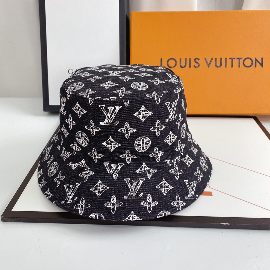 Luxus Monogram farmer vödör kalap | Luxus Designer 1v Hat