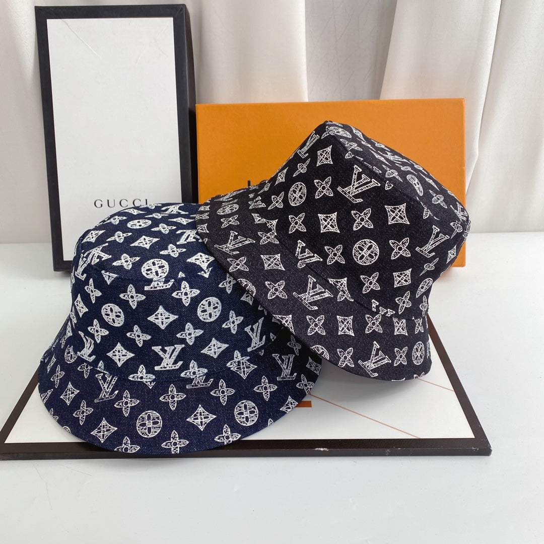 Luxus Monogram farmer vödör kalap | Luxus Designer 1v Hat