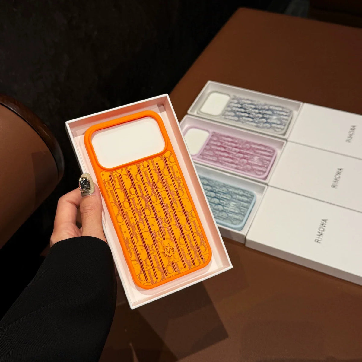 Rimowa X luxe aluminium iPhone-hoesje
