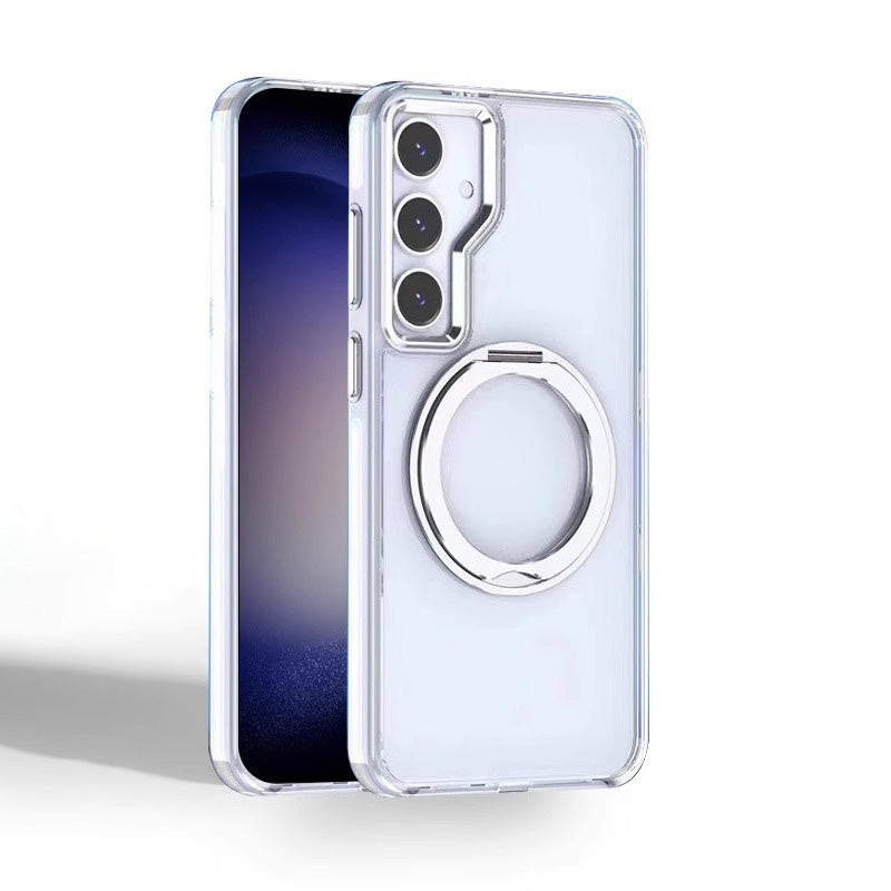 Caja protectora anticaída del teléfono del soporte magnético del metal para la galaxia