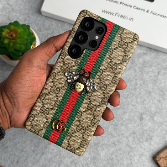 Custodia di lusso con design 3D BEE di marca premium per Samsung Galaxy