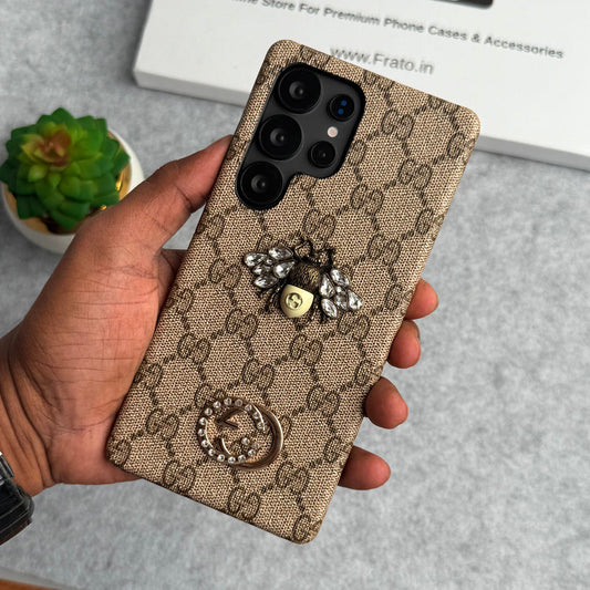 Custodia di lusso con design 3D BEE di marca premium per Samsung Galaxy