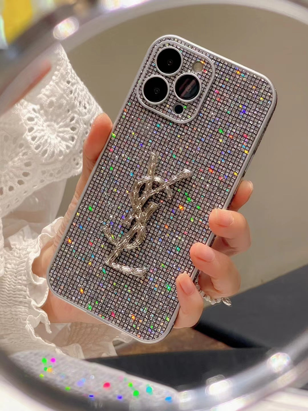 Luxe glitter iPhone-hoesjes