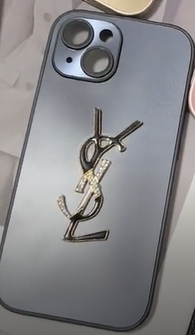 Vinilo o funda para iPhone Elegante Letter Shine x Mono