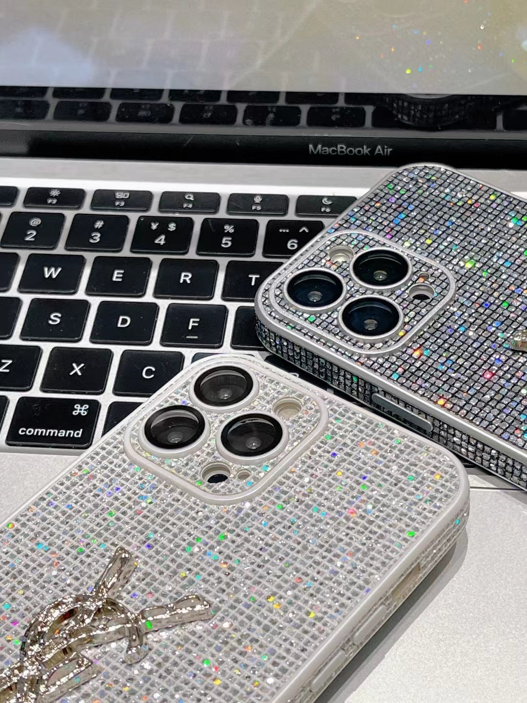 Luxe glitter iPhone-hoesjes