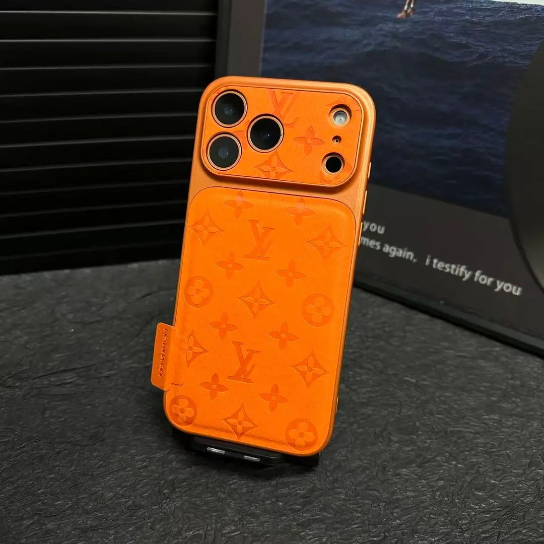 Premium leren iPhone-hoesje van microvezel