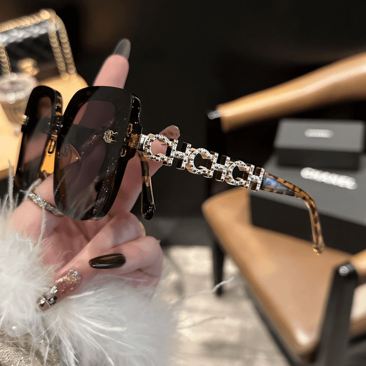 Custom Luxury HD Polarized Sunglasses for Women - UV Protection for Driving and Travel