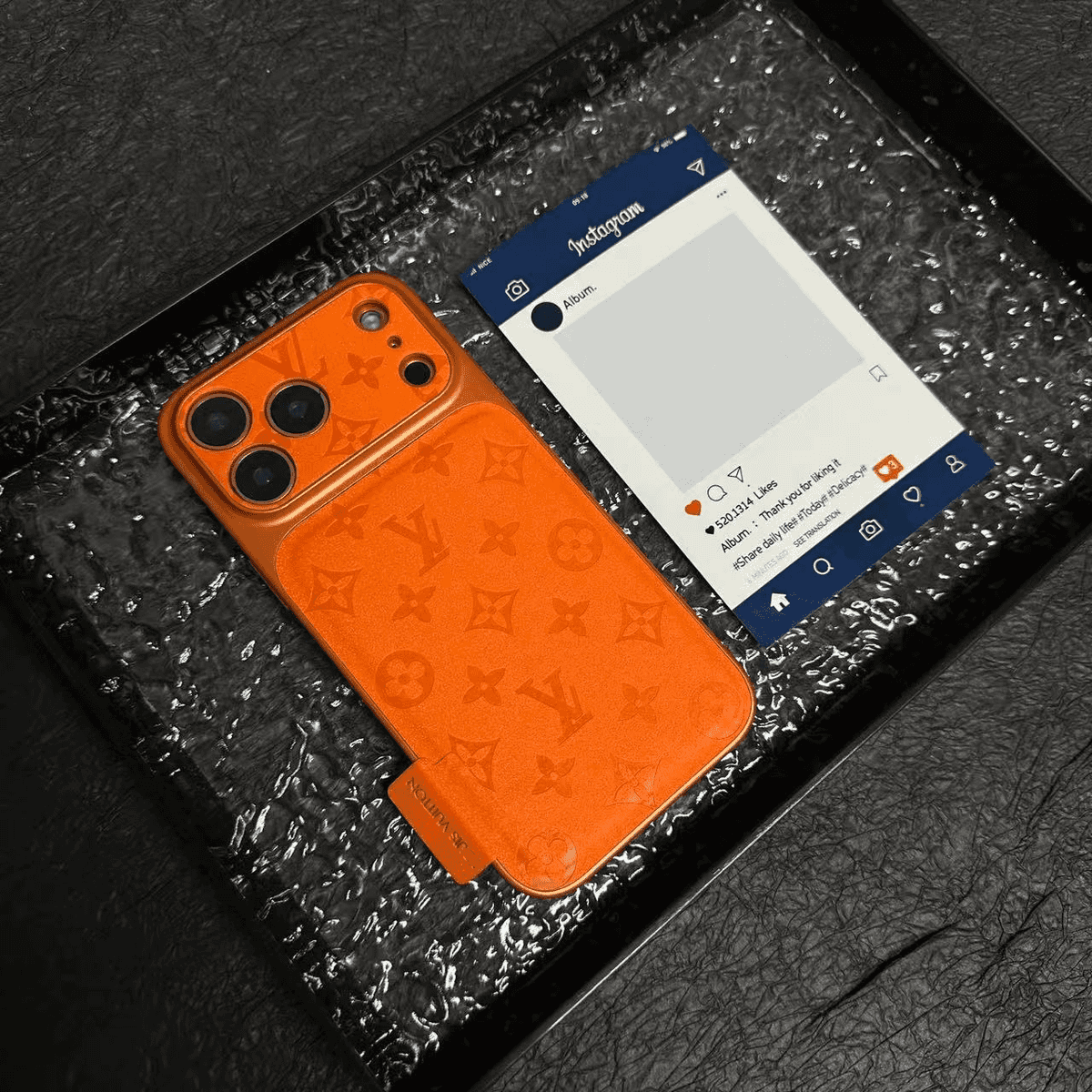 Premium leren iPhone-hoesje van microvezel