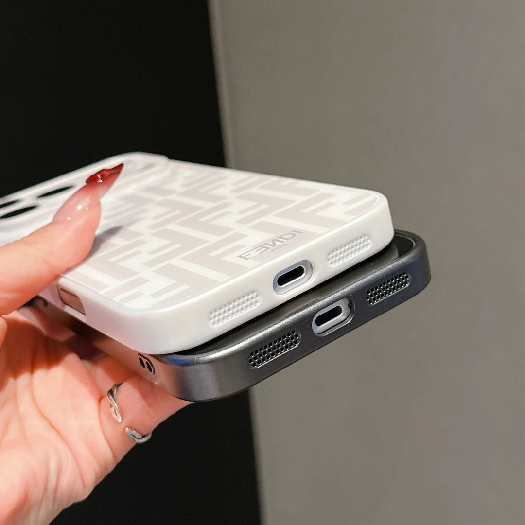 Luxe schokbestendig iPhone-hoesje met patroon en camerabescherming