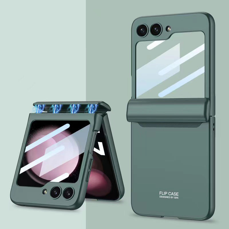 Magnetic All-included Shockproof Phone Case For Galaxy Flip 8/7/6/5/4/3 With Back Screen Protector