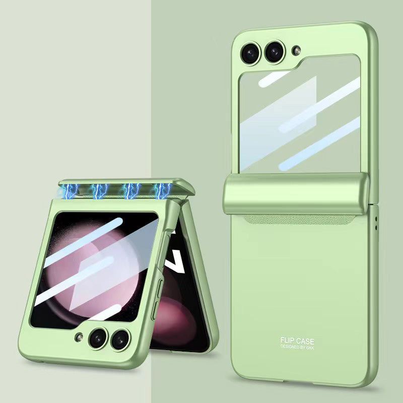 Magnetic All-included Shockproof Phone Case For Galaxy Flip 8/7/6/5/4/3 With Back Screen Protector