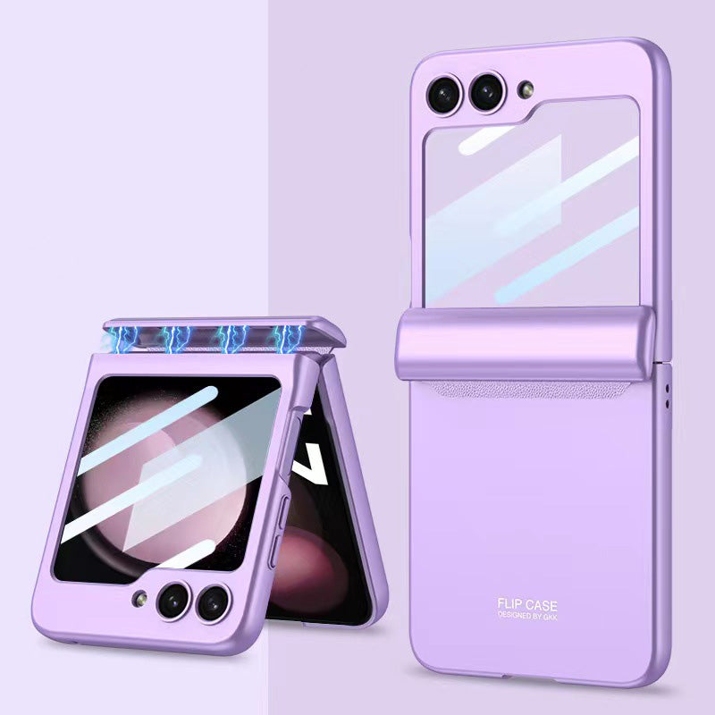 Magnetic All-included Shockproof Phone Case For Galaxy Flip 8/7/6/5/4/3 With Back Screen Protector