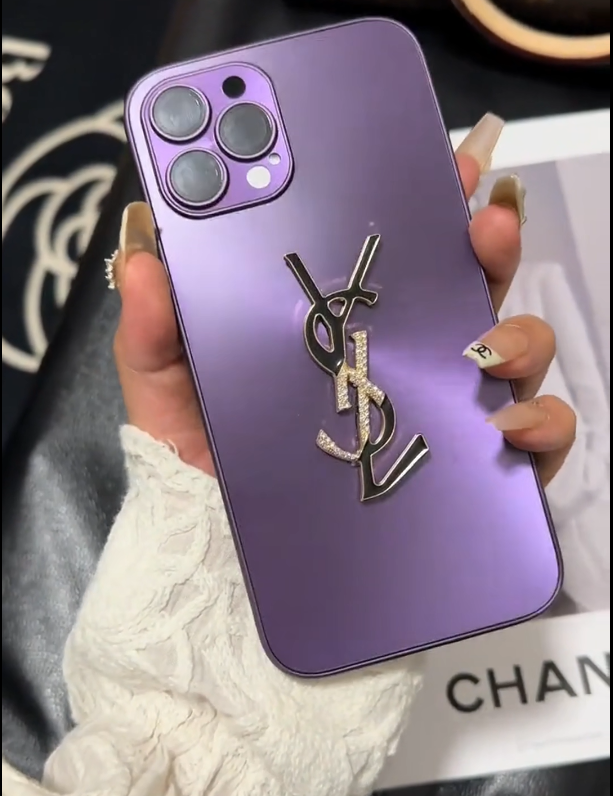 Vinilo o funda para iPhone Elegante Letter Shine x Mono