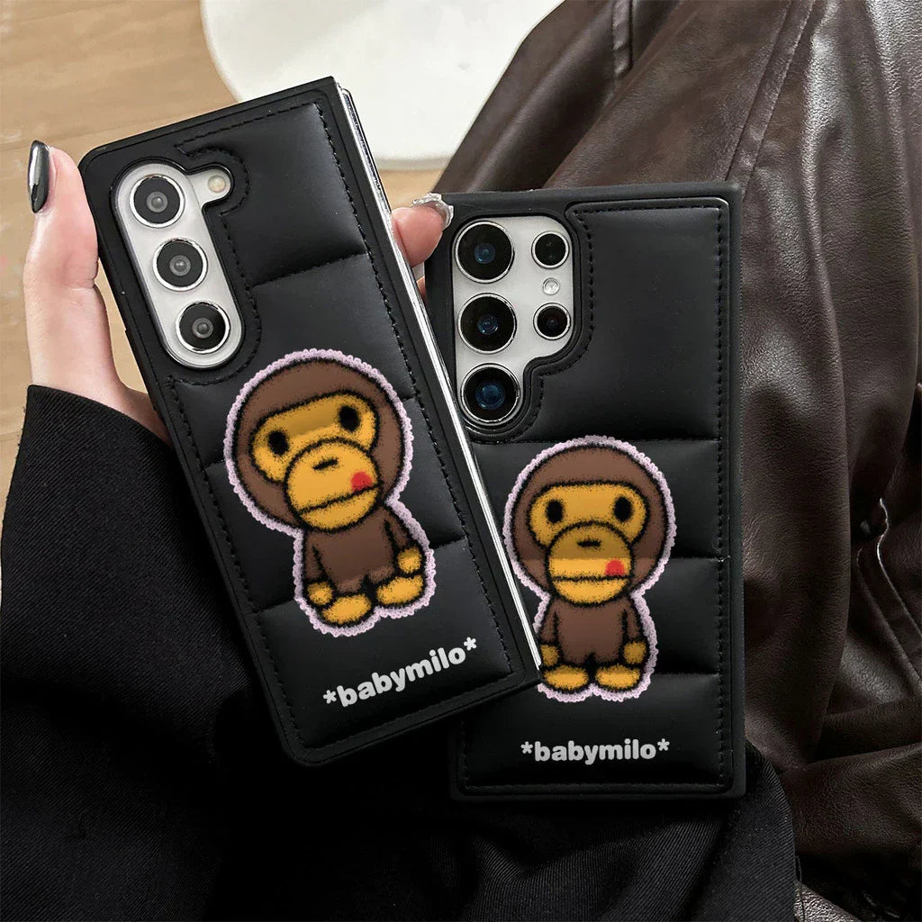 Custodia Baby Monkey per Samsung Galaxy/Fold e Flip
